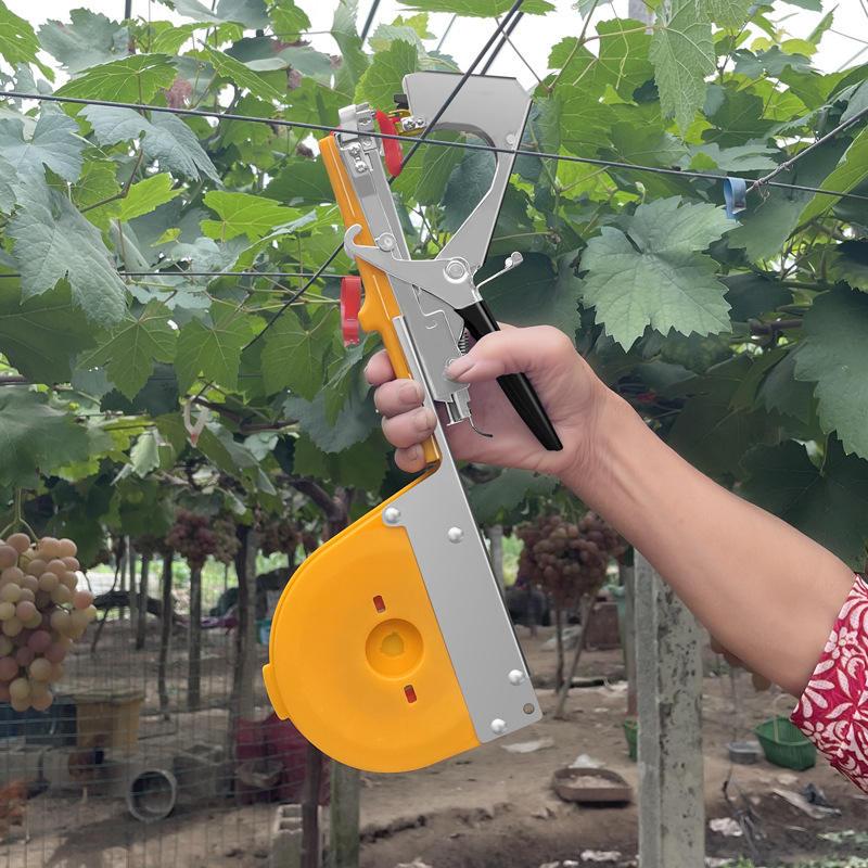 how to use plant tying machine step by step
tapetool loading tape and staples
grape vine tying machine trellis usage
plant tying tool tomato support