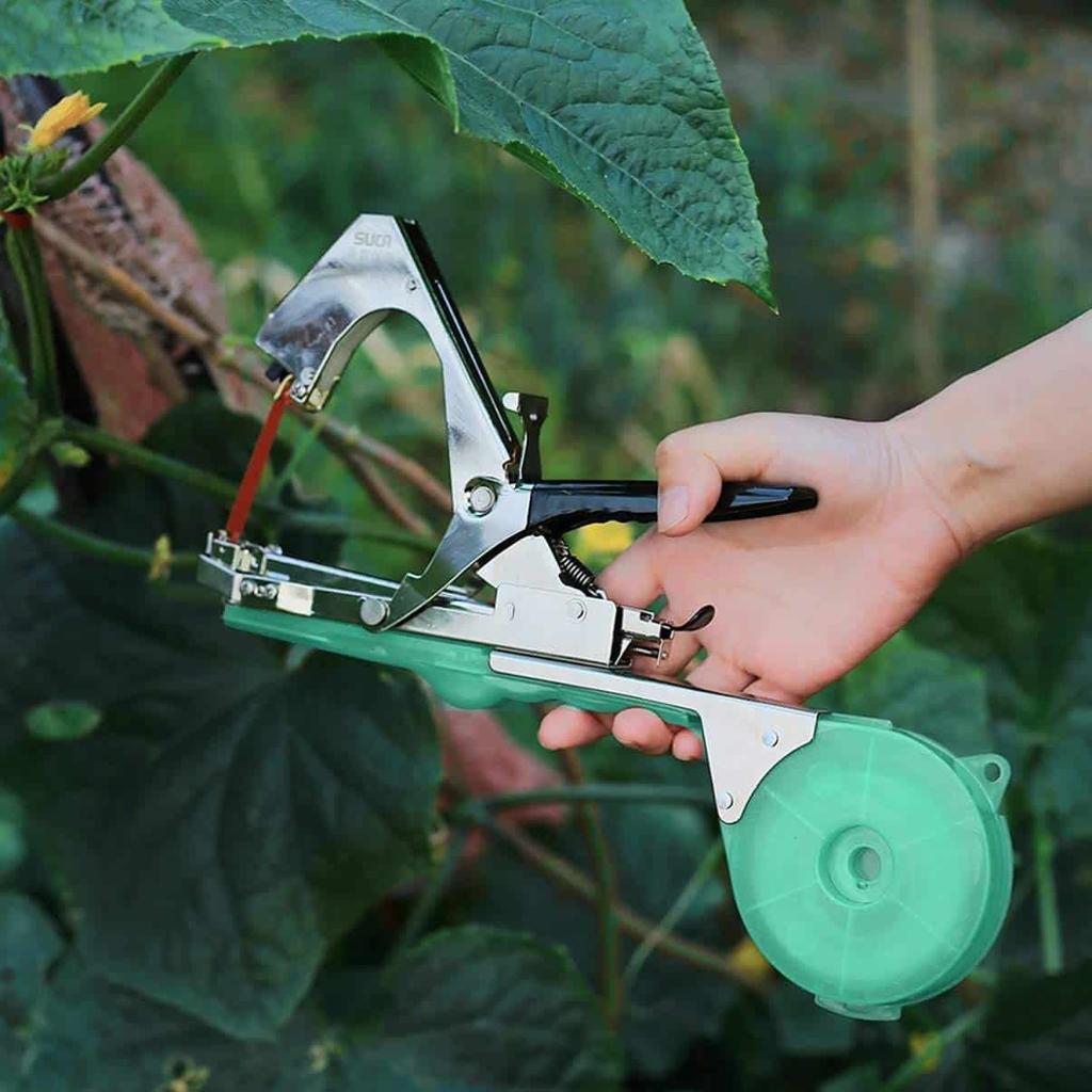 how to use plant tying machine step by step
tapetool loading tape and staples
grape vine tying machine trellis usage
plant tying tool tomato support