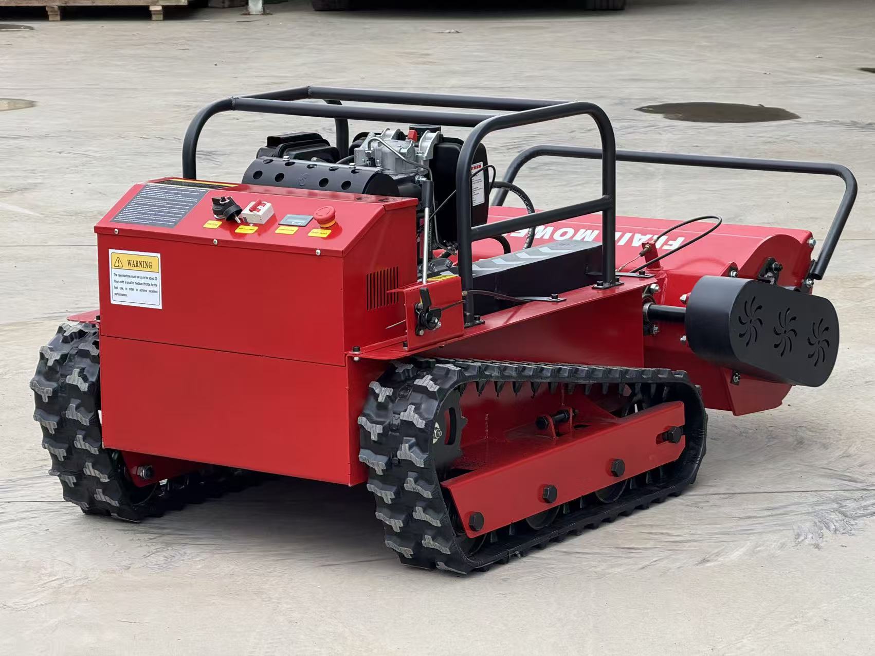 224CC(9HP) Remote Control Lawn Mower – Wheeled Grass Cutter