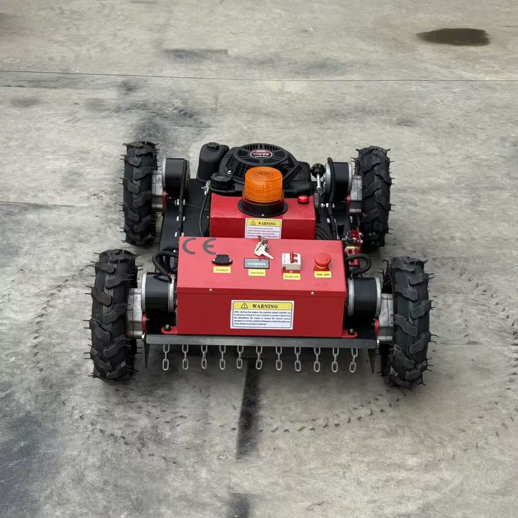 Wheeled Remote Control Lawn Mower – 224CC (9HP) Gasoline