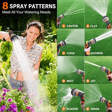 High Pressure Water Spray Gun for Gardening and Cleaning