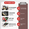 Professional SK5 Steel Pruning Shears for Garden & Orchard Use