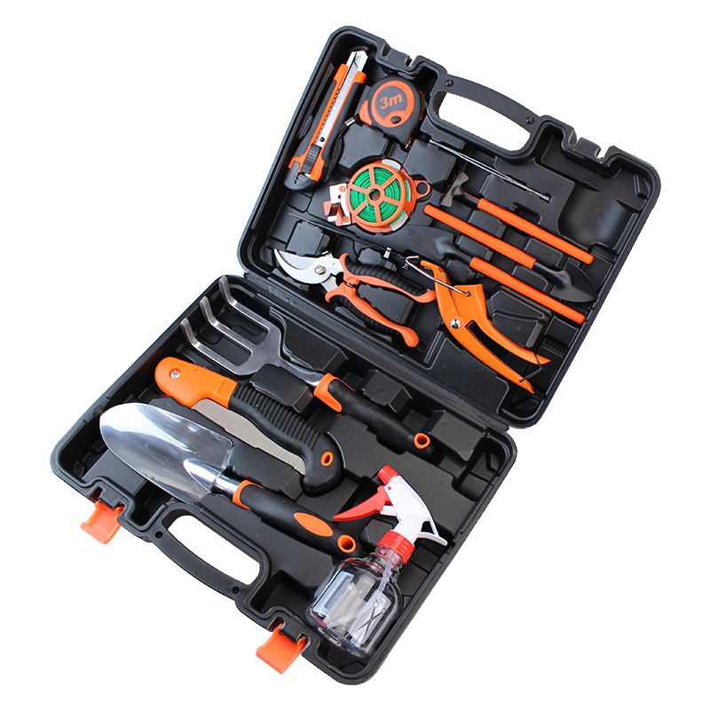 Wholesale Garden Tool Set 503-14 with Pruning Shears Metal Shovel and Home Gardening Tools